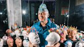 Blue Man Group founder turns his head into wild canvas for wearable art — he’s ‘making baldness cool’