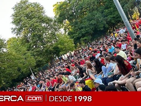 El Ayuntamiento de Cuenca volverá a instalar una pantalla gigante en el Parque de Santa Ana para ver la final de la Eurocopa