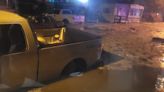 Northern Colorado residents get cars stuck in flood waters after severe storm