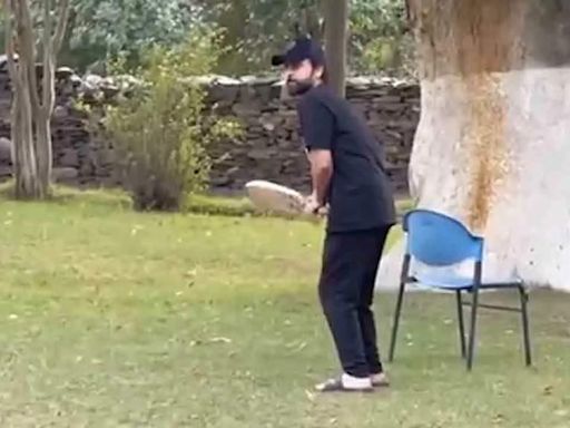 Watch: Ahmed Shehzad bowled out three times in an over by a local resident in Chitral | Cricket News - Times of India