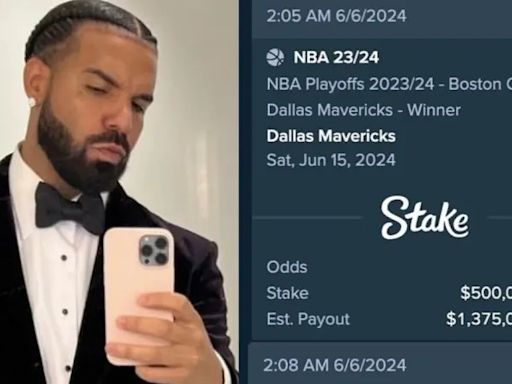 Drake一夜輸掉1600萬！賭獨行俠首戰勝利