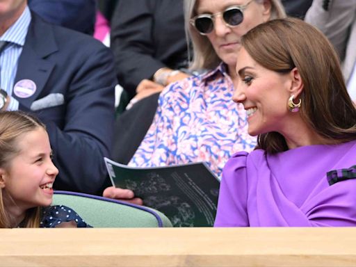 Princess Charlotte Had the Sweetest Reaction to Kate Middleton Receiving a Standing Ovation at Wimbledon