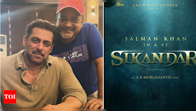 Music director Sajid Khan posts pic with Salman Khan, fans wonder if they are collaborating for 'Sikandar' | Hindi Movie News - Times of India