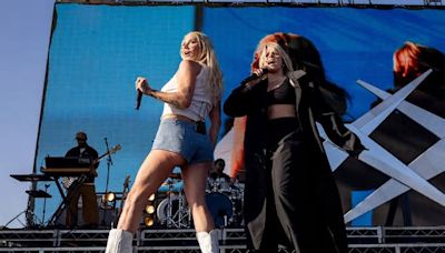 Kesha swaps "Tik Tok" lyrics to slam Diddy during Coachella set with Renee Rapp