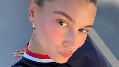 Hailey’s bare baby bump pokes out of crop top as fans ask ‘where’s Justin'