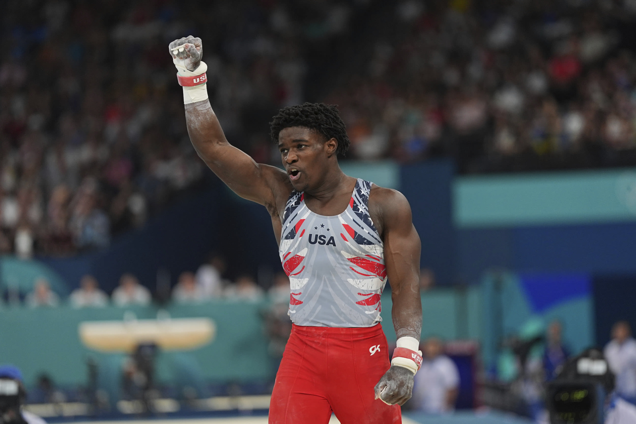 USA's Frederick Richard makes history with men's gymnastics team