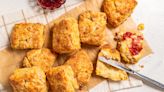 Add Ham To Homemade Cheese Biscuits For The Ultimate Breakfast Upgrade