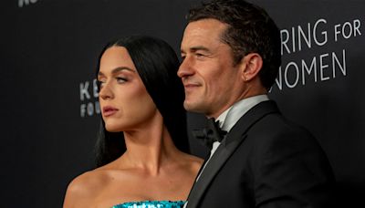 Orlando Bloom 'checks out Kim Kardashian's butt' with Katy Perry next to him