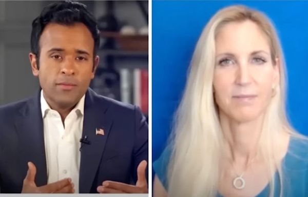 Ann Coulter Tells Vivek Ramaswamy She Wouldn’t Vote for Him ‘Because You’re an Indian,’ Straight to His Face | Video