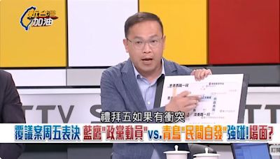 621國會覆議表決 藍鷹vs.青鳥場外強碰！上演啥場景？