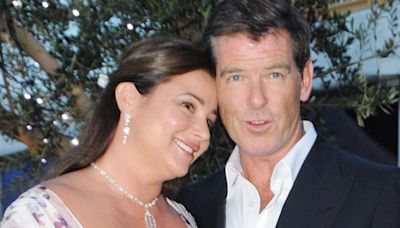 Pierce Brosnan's bride Keely's rarely-seen second wedding dress unearthed