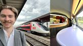 I traveled on a double-decker train between France and Switzerland at 199mph. See inside the TGV Lyria, which costs as little as $50.