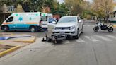 Manejaba una moto sin licencia de conducir en Guaymallén y chocó contra una camioneta | Policiales