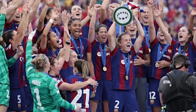 Barcelona vence 2-0 al Lyon y gana su segunda Liga de Campeones femenina consecutiva