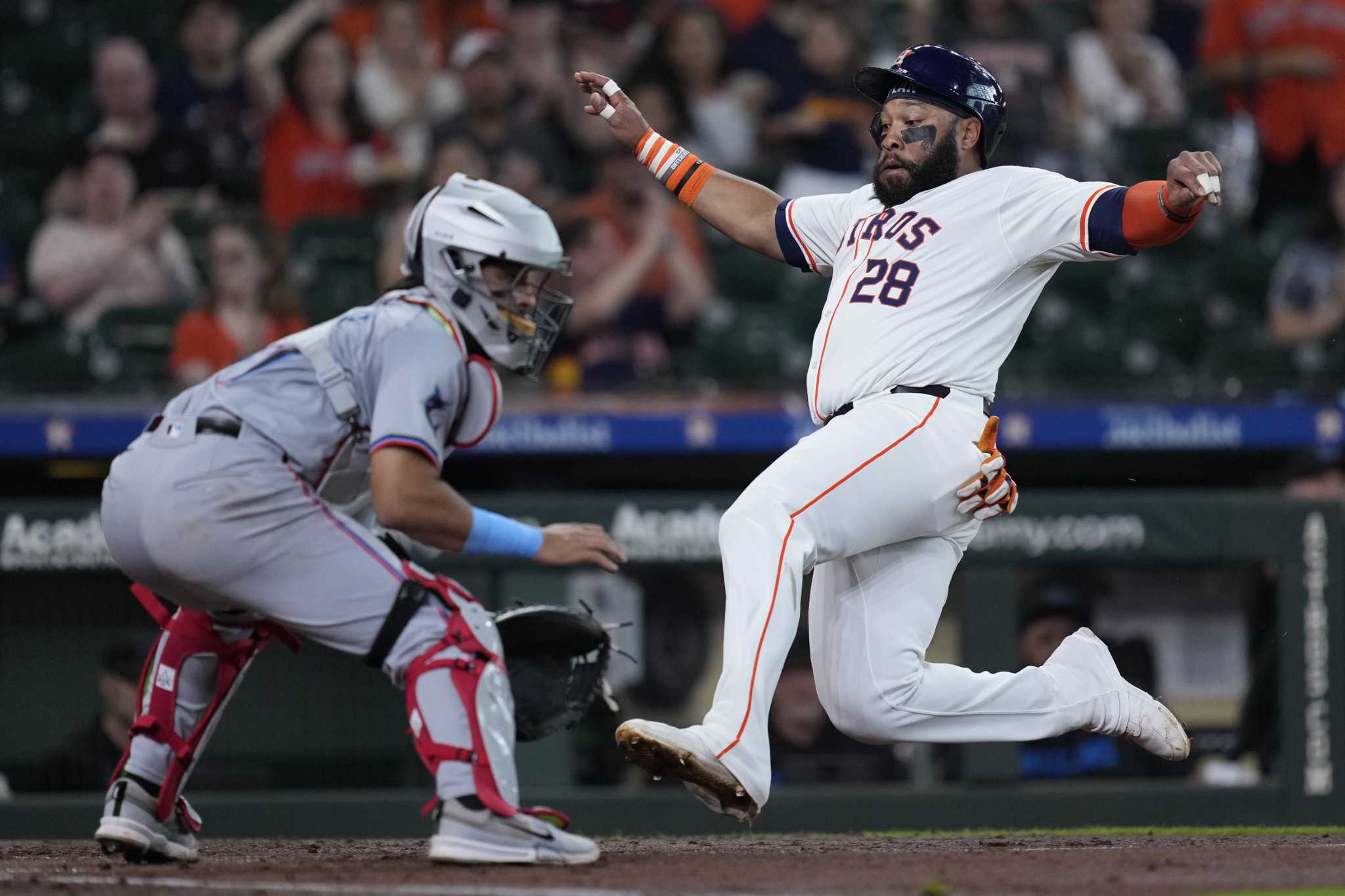 Framber Valdez strikes out 10 in 7 innings, Joey Lopefido homers as Astros beat Marlins 9-1