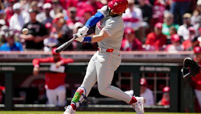 'Big whiffer': Bryce Harper launches home run against Reds moments after being heckled