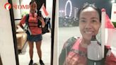 'This is for you, Singapura': Filipino helper runs 57km to celebrate Singapore's 57th birthday