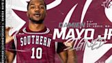 Salukis ink transfer guard Damien Mayo Jr.