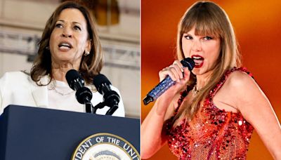 Kamala Harris usa letras de Taylor Swift para atacar Donald Trump em comunicado de campanha presidencial