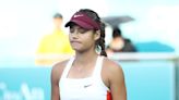 Emma Raducanu suffers more frustration after first-round defeat to Daria Kasatkina at Agel Open