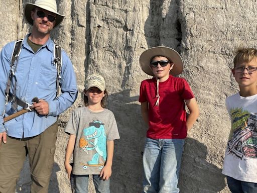 How 3 US kids discovered a T. rex fossil on a hike in North Dakota