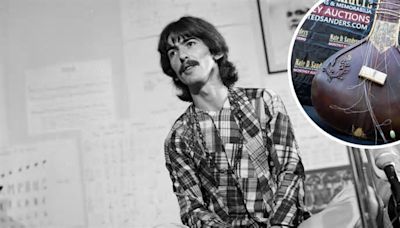 George Harrison's sitar sells at auction for $66,993