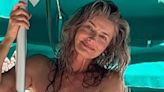 Paulina Porizkova, 59, flaunts her toned tummy in a tiny bikini