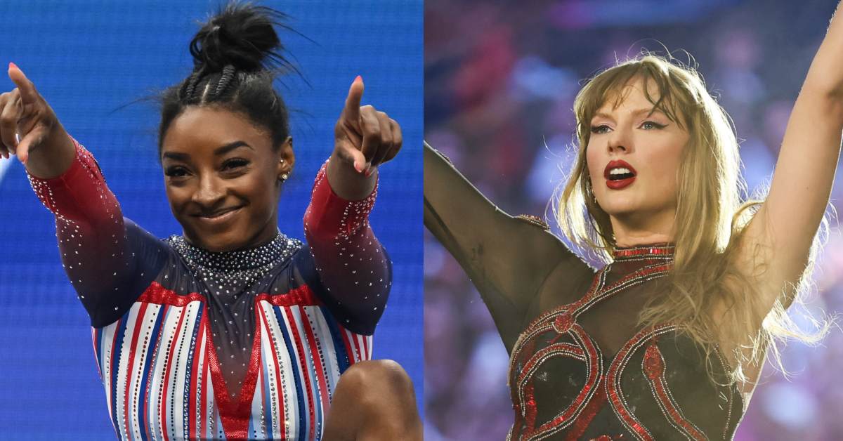 Simone Biles Nails Practice Routine Set to Taylor Swift Hit Song Hours Before 2024 Olympics Begin