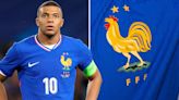 Why is there a cockerel on France's badge?