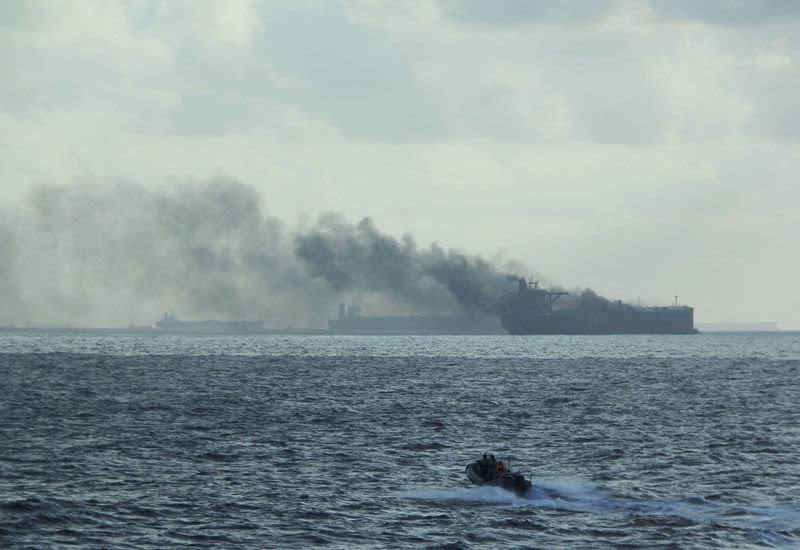 Malaysia coast guard locates oil tanker involved in collision off Singapore