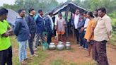 Villagers trek to nearby hills, pitch tents as floodwaters rise