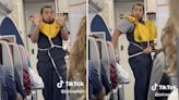 A JetBlue flight attendant's highly-animated safety demo has passengers and TikTok viewers cackling: 'Give this guy a raise'