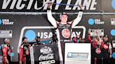 NASCAR Cup: Bell wins at NHMS on wet-weather tires, earns weekend sweep