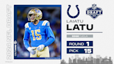 Colts select edge rusher Laiatu Latu with pick No. 15 in NFL draft