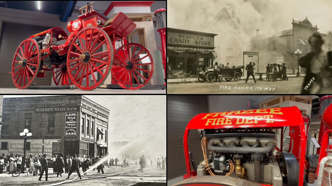 Becker County Museum showcases Frazee's first fire engine, praised for helping Detroit Lakes in 1914 fire