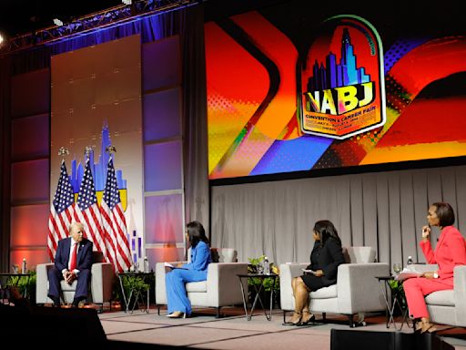 Donald Trump Claims Kamala Harris “Made A Turn And Became Black” In Combative Appearance At NABJ Convention