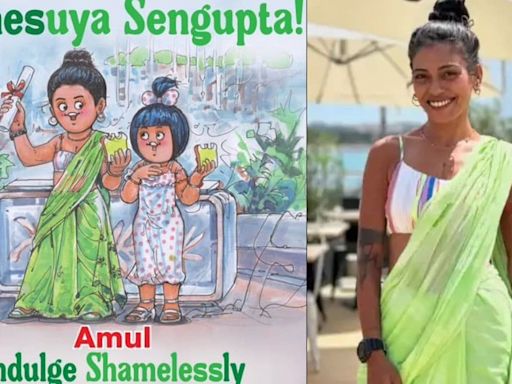 Amul India pays tribute to Anasuya Sengupta, the woman who created history by becoming 1st Indian to win best actress at Cannes 2024