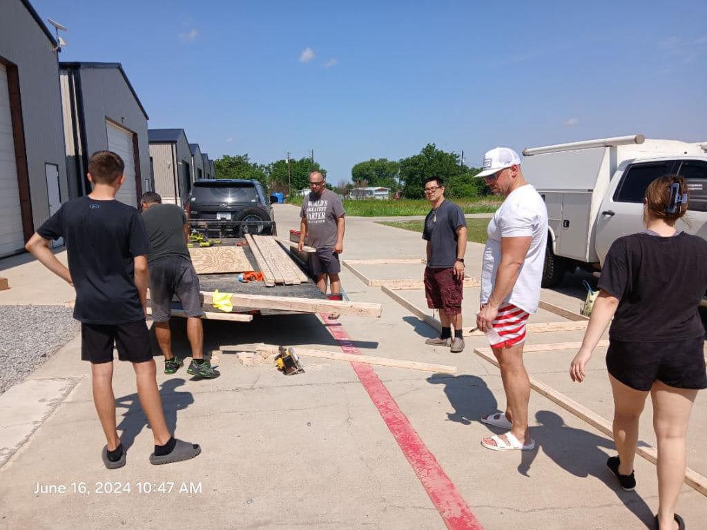 Texas Dance Dads Spend Father's Day Rebuilding Stolen Props