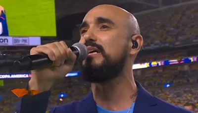 Abel Pintos cantó el himno en la final de la Copa América: el video con la emoción de los jugadores