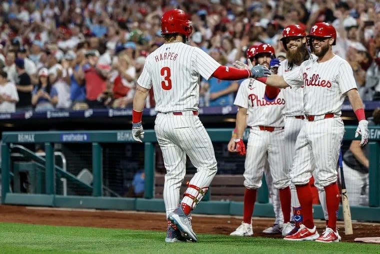 Bryce Harper notches grand slam as Phillies cruise to 10-1 win over Toronto Blue Jays