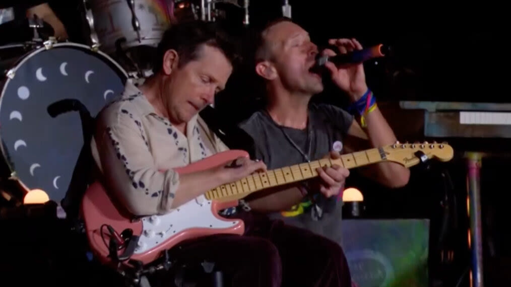 Michael J. Fox Makes Heartwarming Return to the Stage With Coldplay (VIDEO)