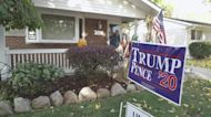 Next-door neighbors in Michigan have politics worlds apart