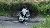 Two children among 6 killed in horror crash between motorcyclist and car