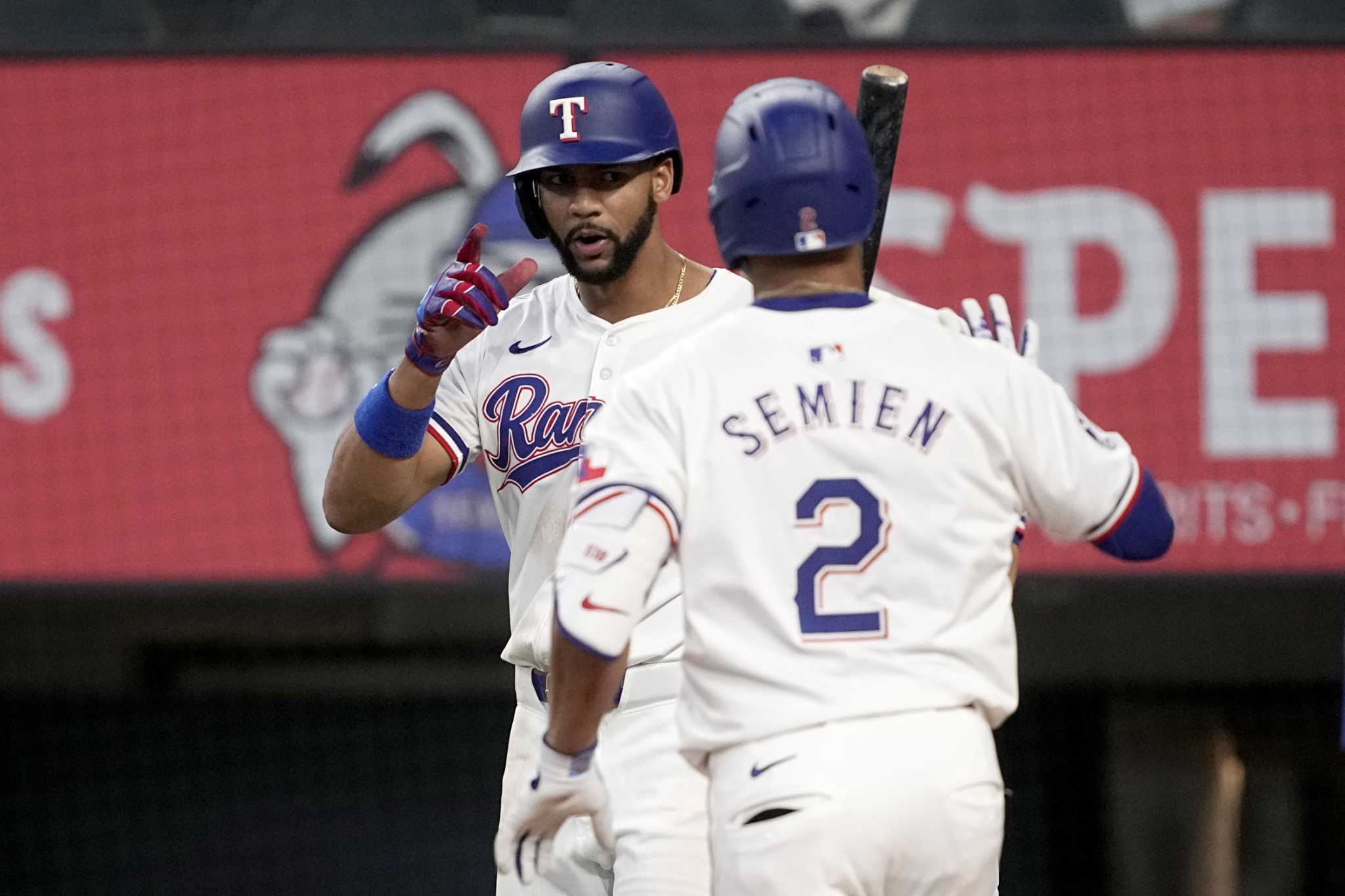 Marcus Semien hits 2-run homer in the 7th to push Texas Rangers past the Tampa Bay Rays, 4-3