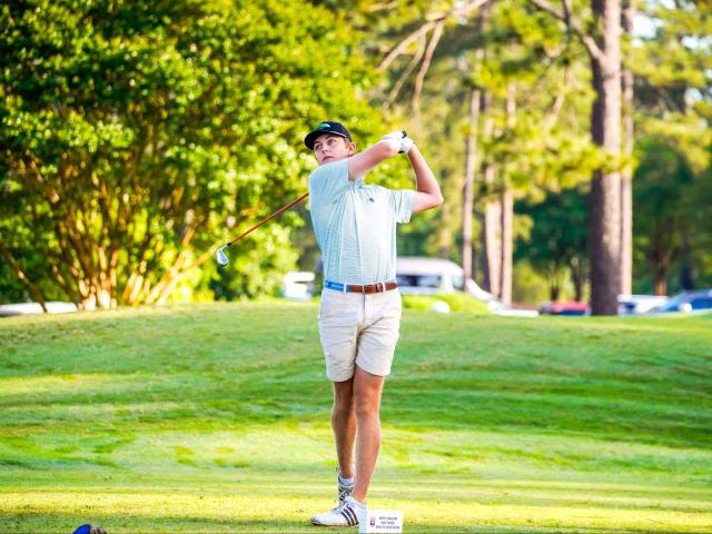 Green Hope's Lewis leads 4A golf after first day; Pinecrest has narrow lead in team standings