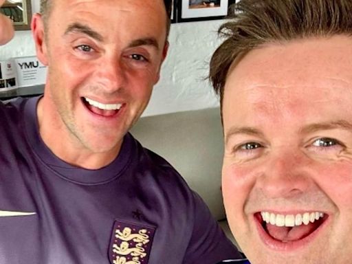 Ant and Dec and Amanda Holden lead stars supporting England in Euros
