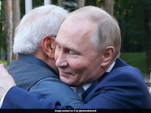 PM Modi Hugs Putin On Russia Visit, Tea Meet At His Home, Golf Cart Ride