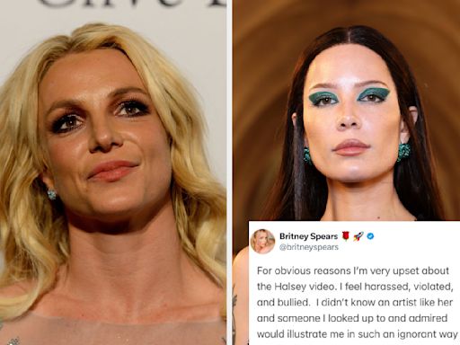 Britney Spears's X Account Posted, Then Deleted A Statement Criticizing Halsey's "Lucky" Music Video