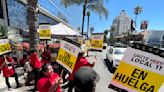 Hotel workers kick off third wave of strikes in Hollywood, Pasadena