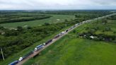 Hundreds of trucks snarl Bolivia farm region as blockades hit business